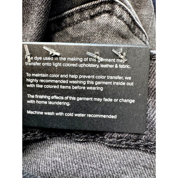 Joes Jeans Skinny Ankle Size 24 Mid- Rise Bluebell Stretch Black Wash Denim NWT - Picture 4 of 10
